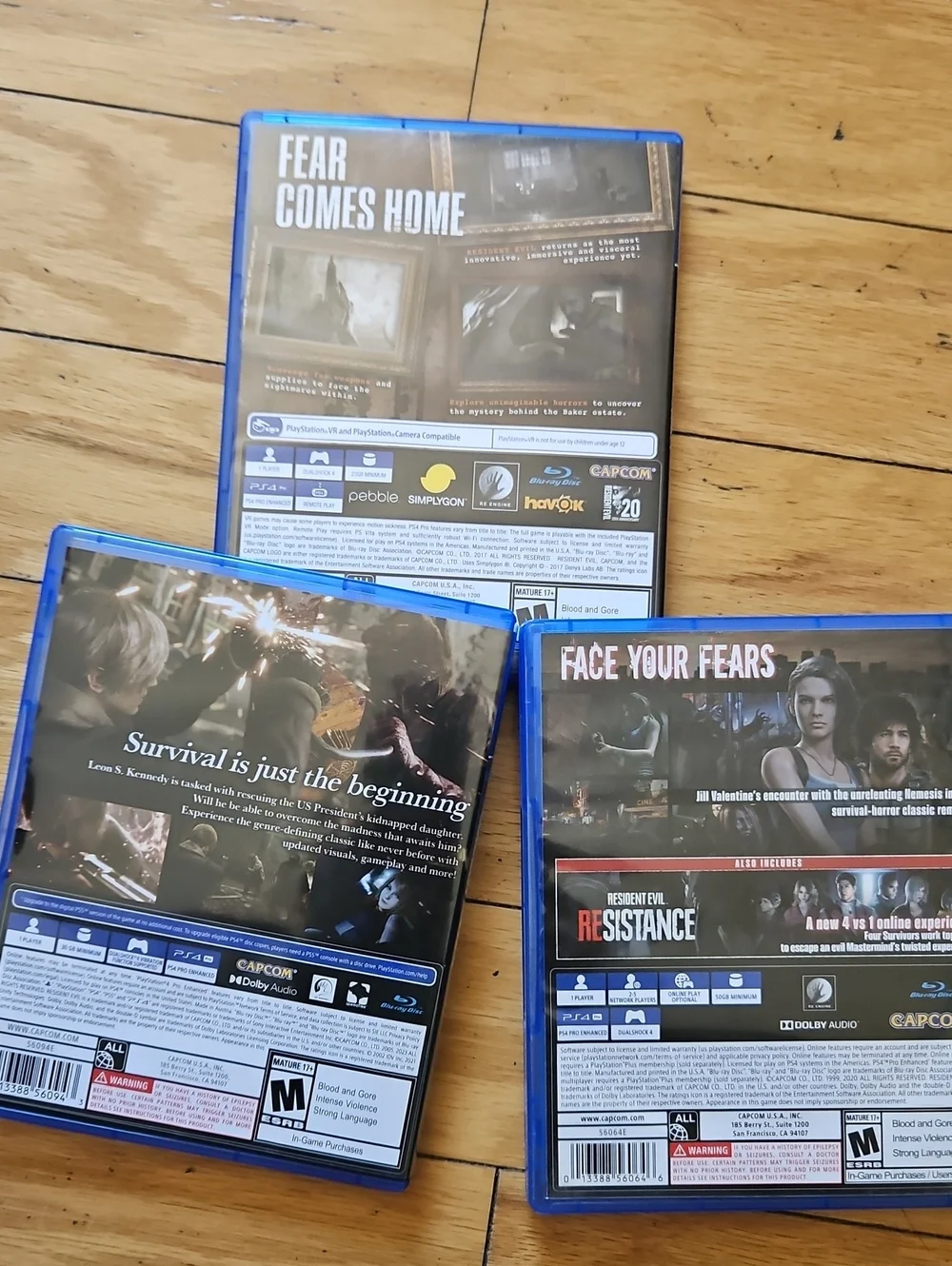 Resident Evil PS4 Games